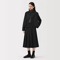 Labo Polyester Cotton Tuck Skirt