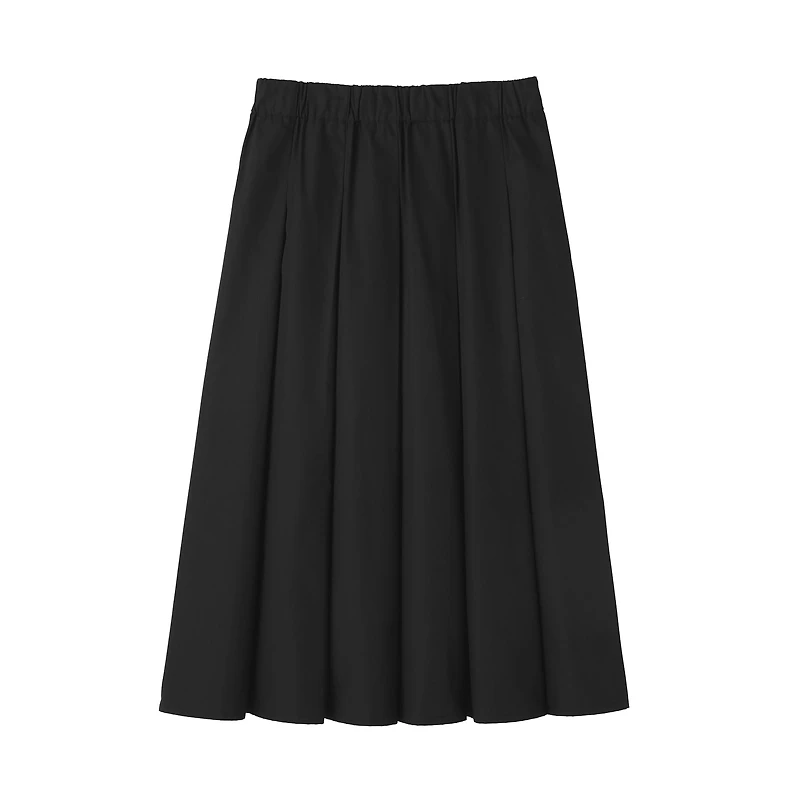Labo Polyester Cotton Tuck Skirt
