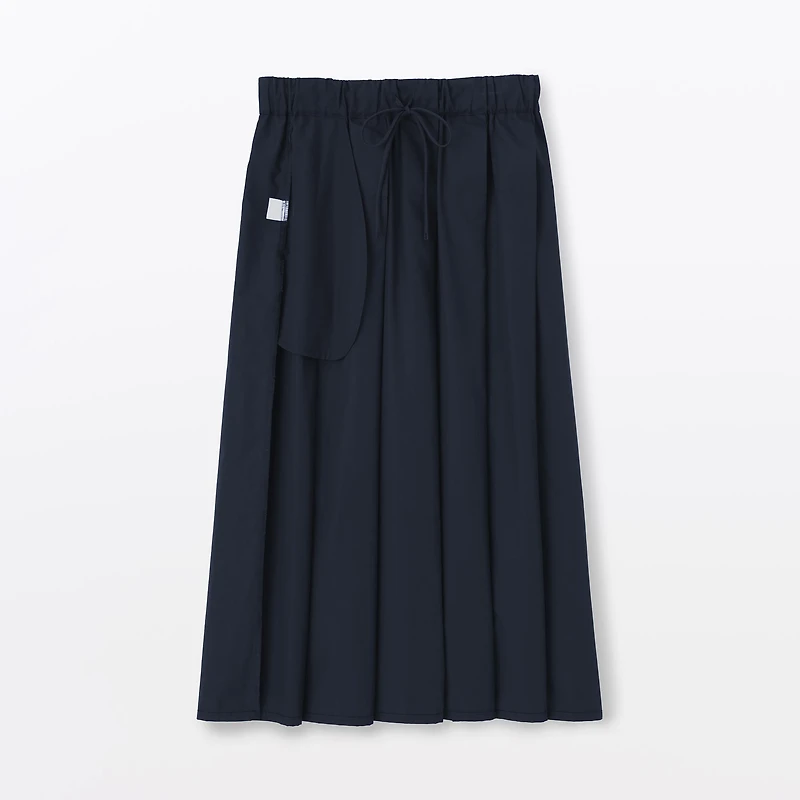 Labo Polyester Cotton Tuck Skirt