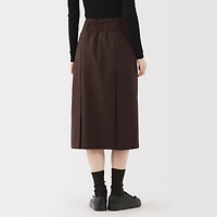 Labo Polyester Twill Tuck Skirt