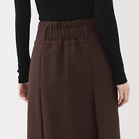 Labo Polyester Twill Tuck Skirt