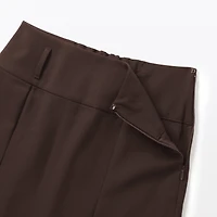 Labo Polyester Twill Tuck Skirt