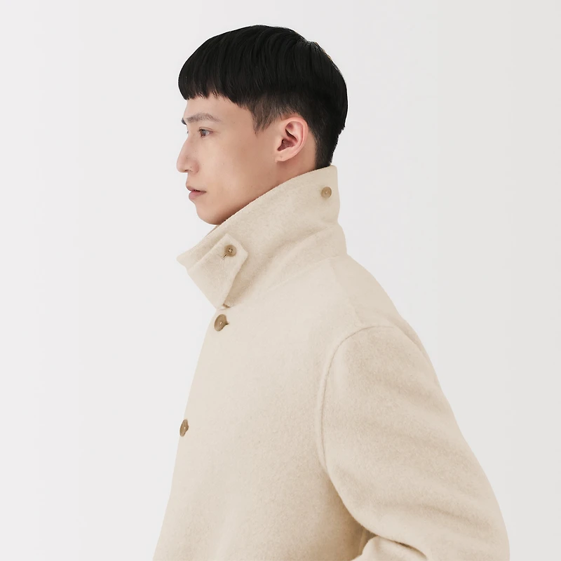 Labo Cashmere Mix Soutien Collar Coat