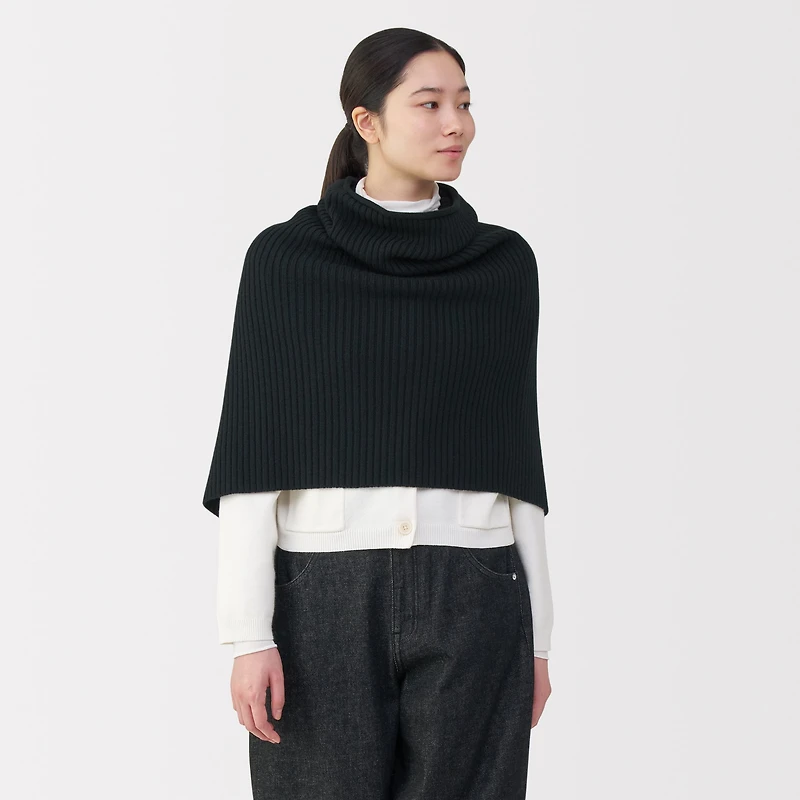 Non-Itchy Merino Wool Poncho