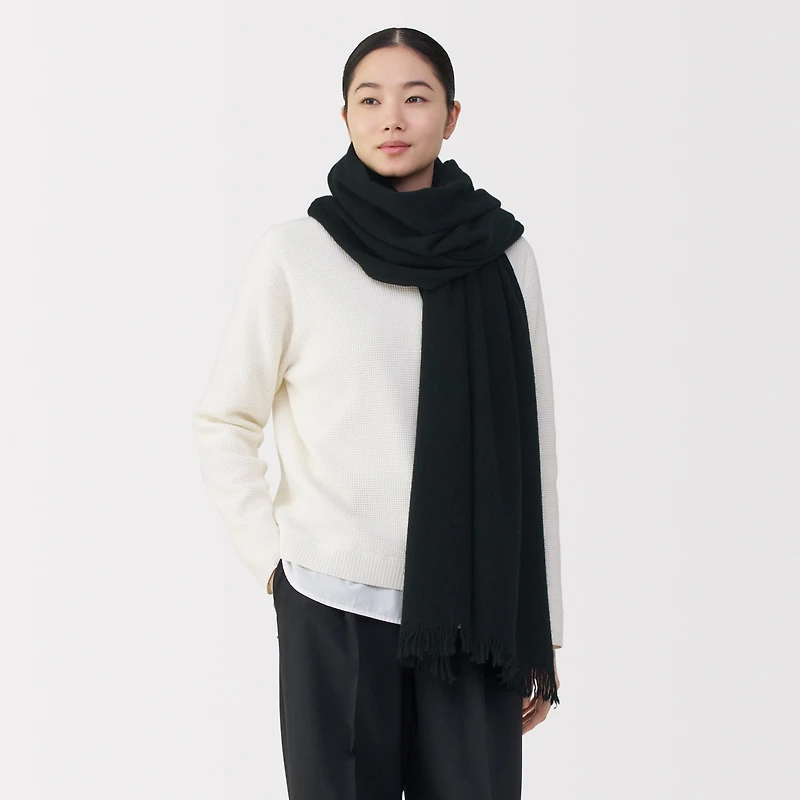 Fluffy Wool Blanket Stole