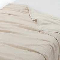 Velour Gauze Reversible Blanket - Single