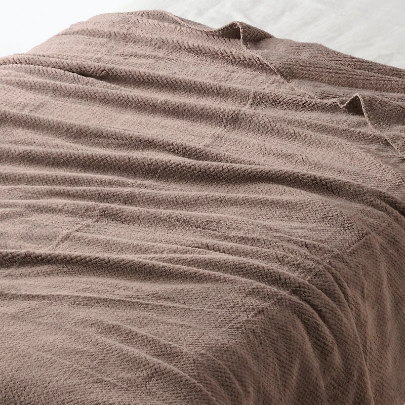 Recycled Polyester Warm Thin Blanket - Single