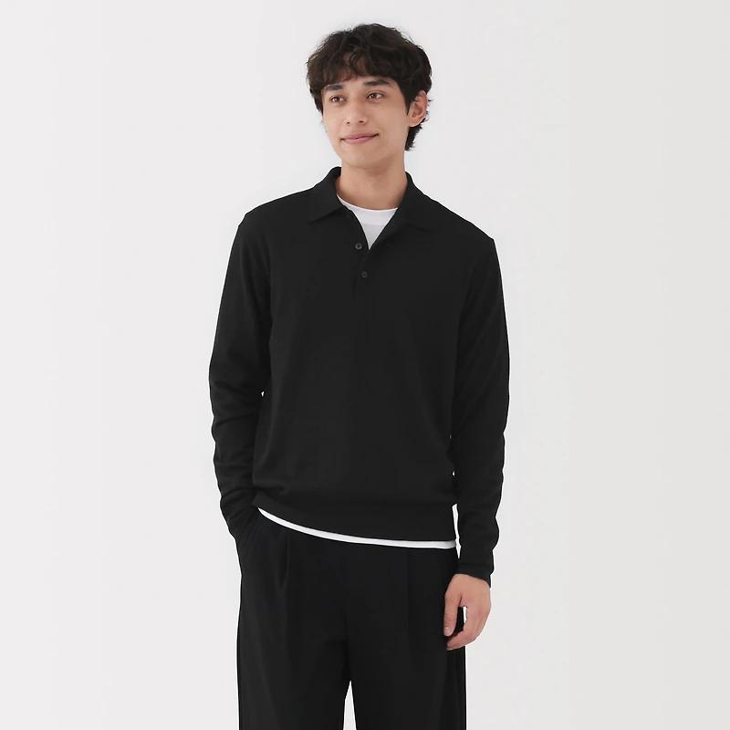 Wool Polo Shirt