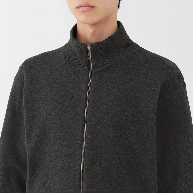 Milano Rib Full-Zip Cardigan