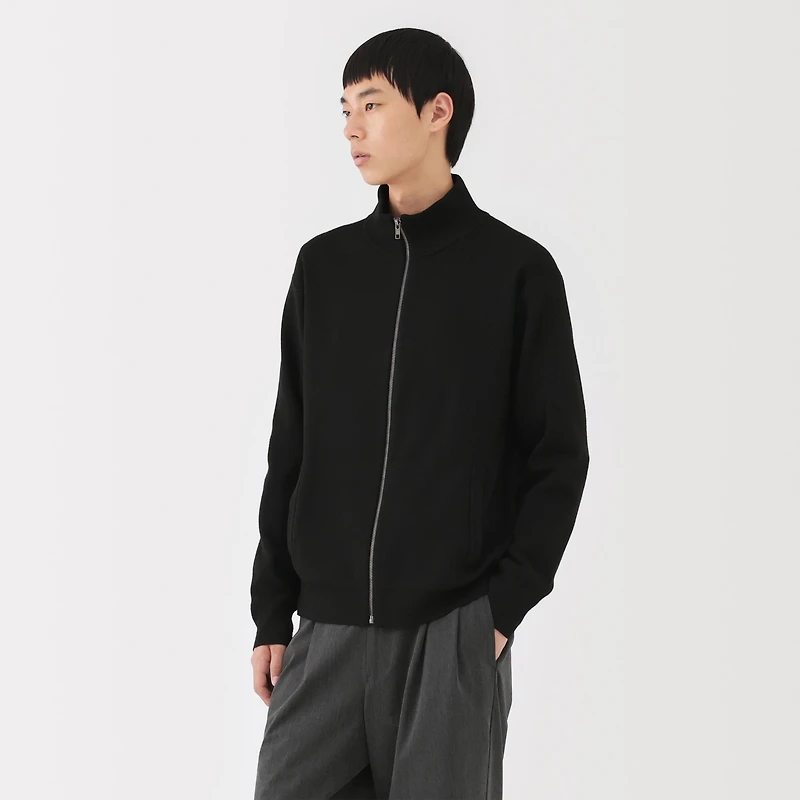 Milano Rib Full-Zip Cardigan