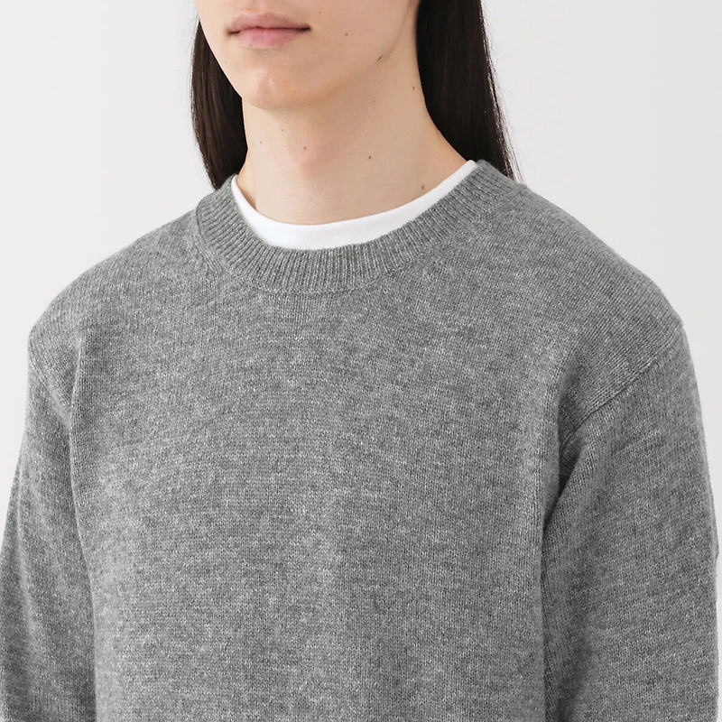 Wool Crew Neck Sweater