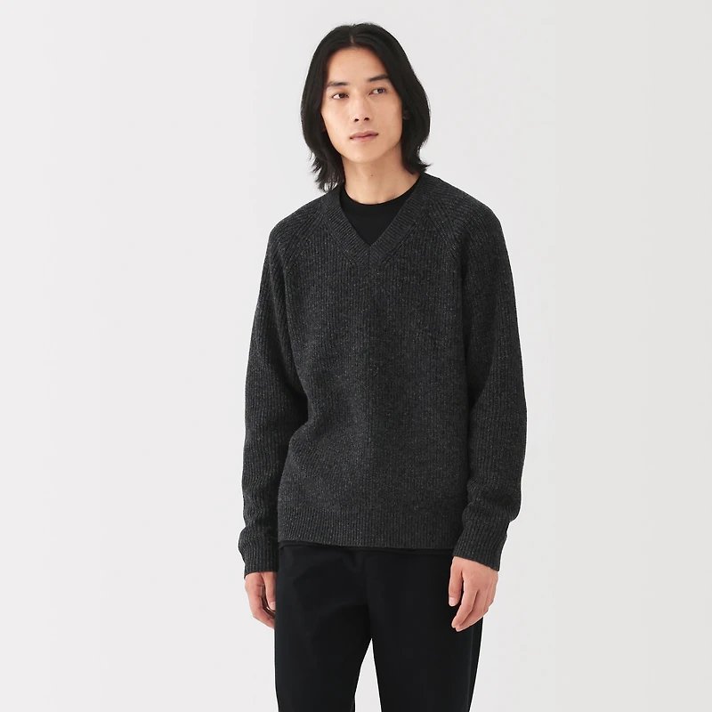 Wool V-Neck Sweater