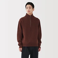 Wool Half Zip Sweater