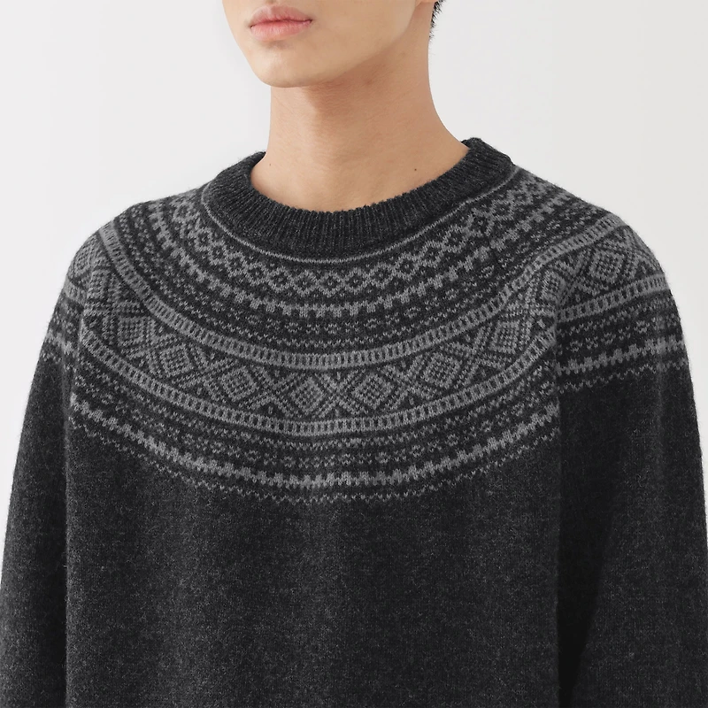 Andes Wool Jacquard Sweater