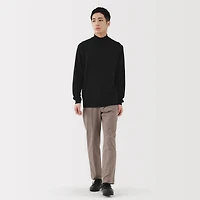 Wool Mock Neck Sweater