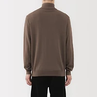 Wool Mock Neck Sweater