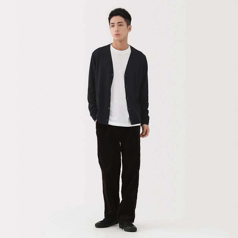 Wool V-Neck Cardigan