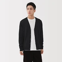 Wool V-Neck Cardigan