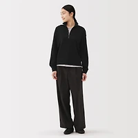 Waffle Half-Zip Pullover