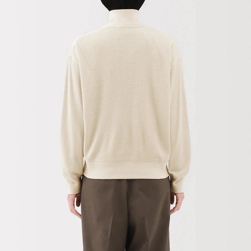 Waffle Half-Zip Pullover