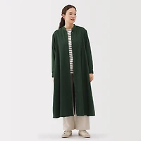 Flannel Stand Collar Dress