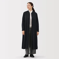 Flannel Stand Collar Dress