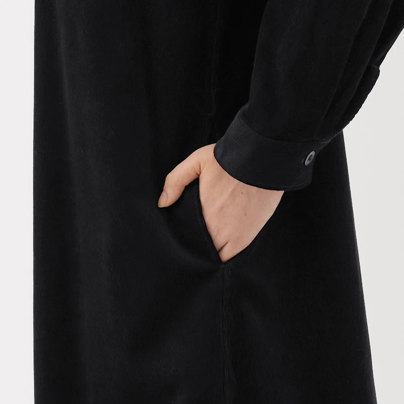 Kapok Blend Corduroy Dress