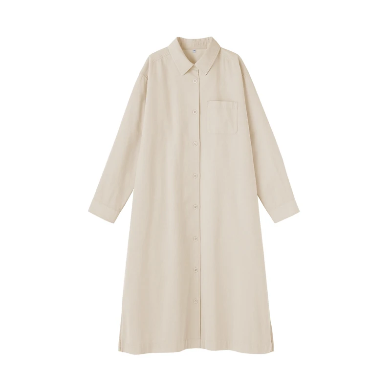 Kapok Blend Corduroy Dress