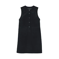 Kapok Blend Corduroy Jumper Dress