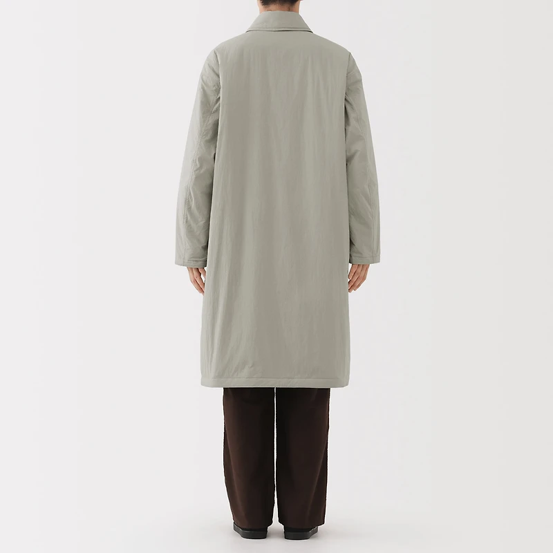 Padded Stand Fall Collar Coat