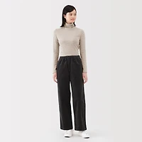 Brushed Rib Turtleneck T-Shirt