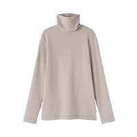 Brushed Rib Turtleneck T-Shirt