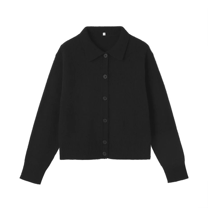 Labo Yak Wool Collared Cardigan