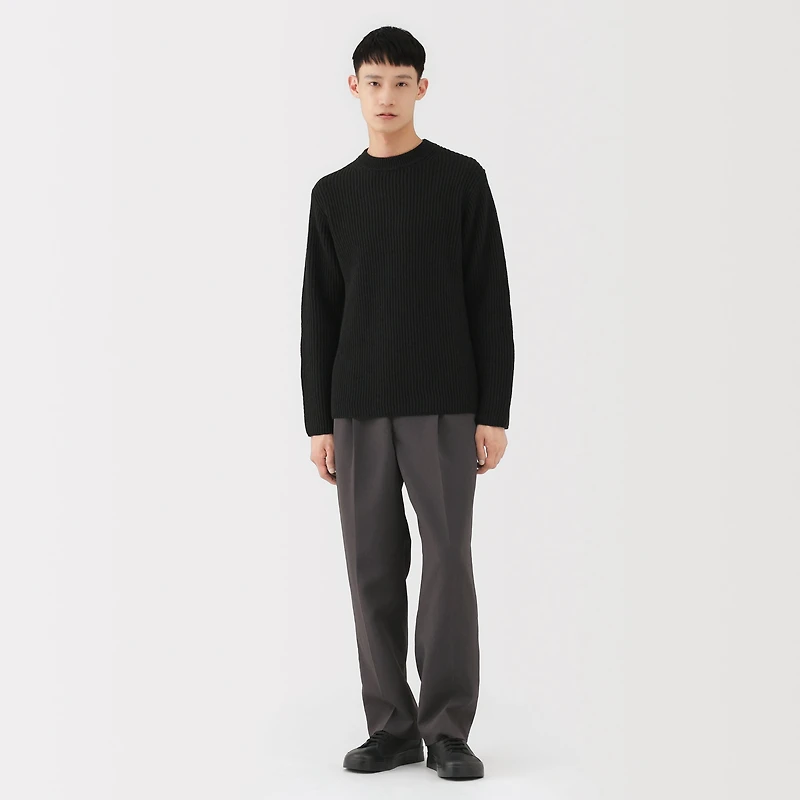 Labo Merino Wool Elbow Patch Sweater