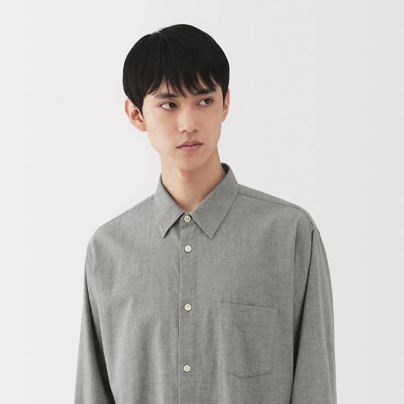 Labo Brushed Herringbone Shirt
