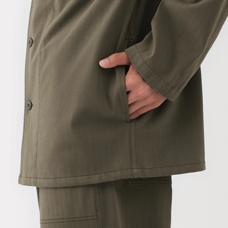 2-Way Stretch Herringbone Jacket