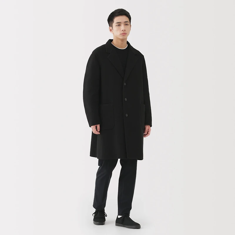 Wool Blend Chester Coat