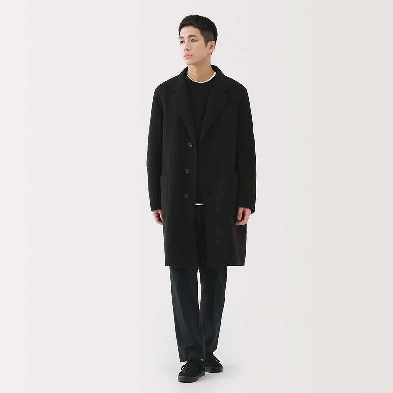 Wool Blend Chester Coat