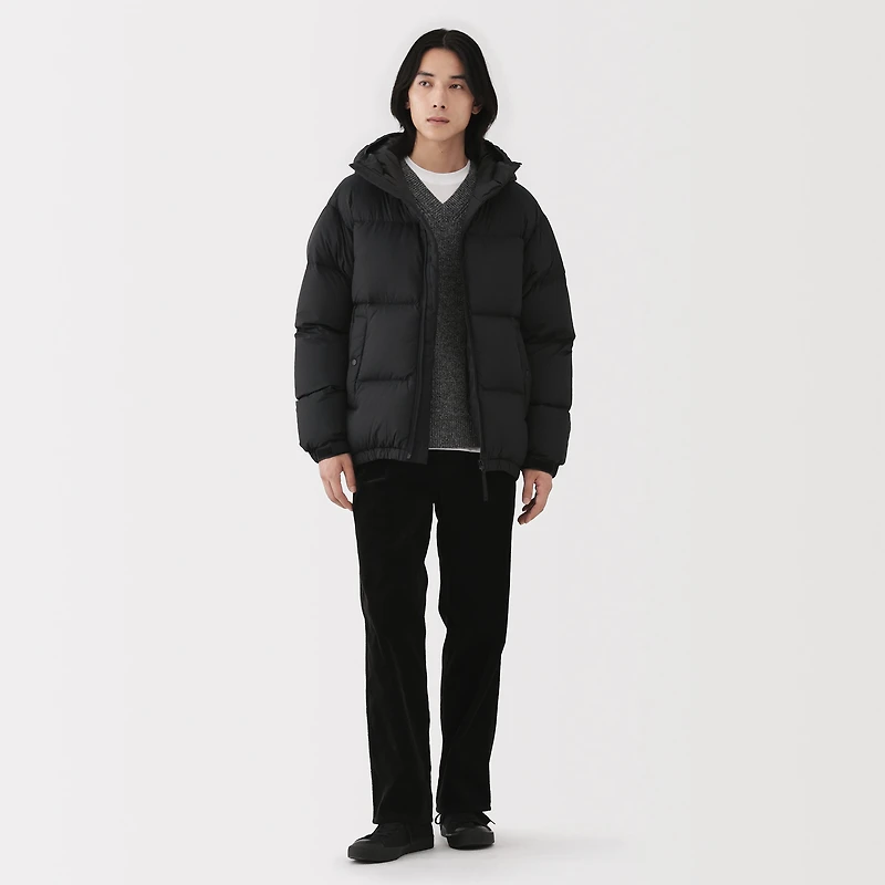 Lightweight Down Hooded Jacket