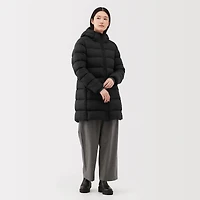 Lightweight Down Hooded Coat