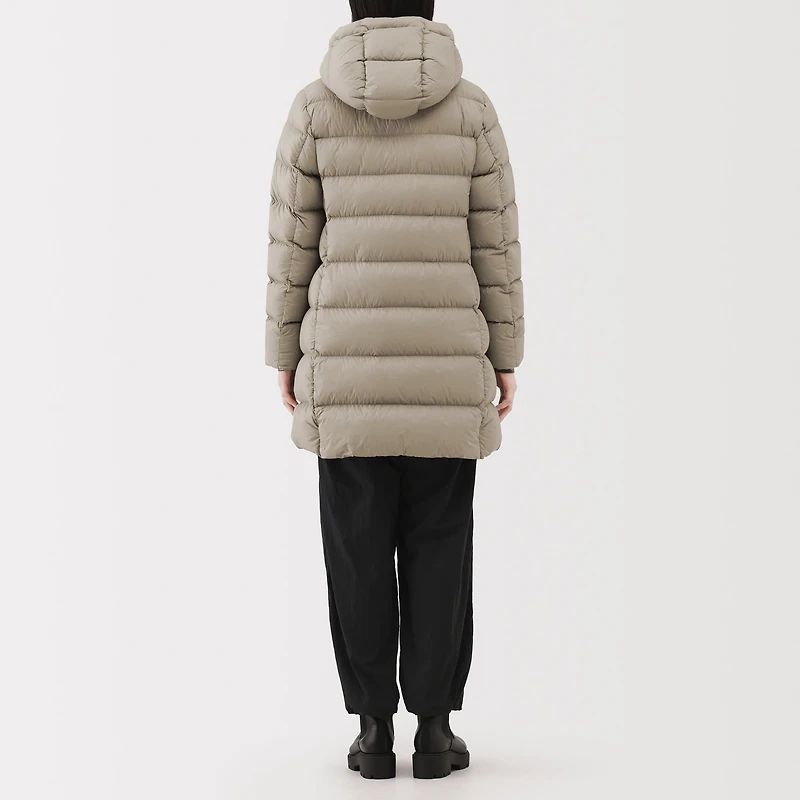 Lightweight Down Hooded Coat