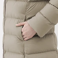 Lightweight Down Hooded Coat
