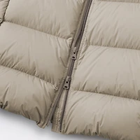 Lightweight Down Hooded Coat
