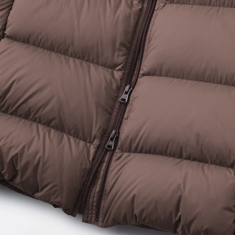 Lightweight Down Hooded Coat