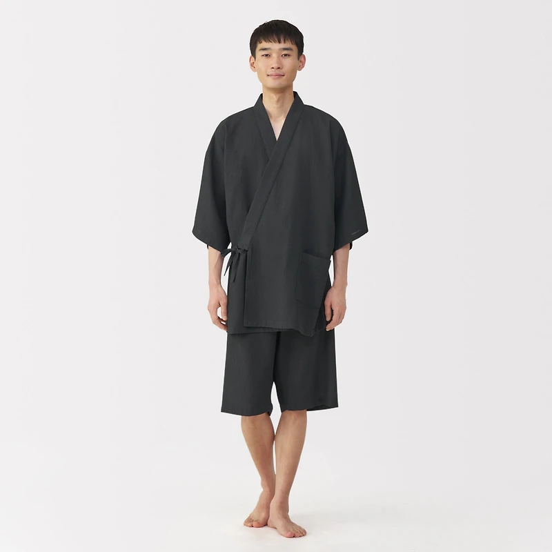 Lyocell Blend Waffle Jinbei
