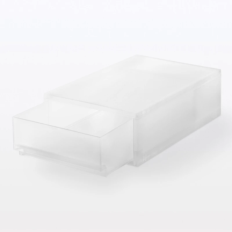 Polypropylene Storage Case Drawer Shallow (W26 x D37 x H12 cm)