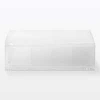 Polypropylene Storage Case Drawer Shallow with Partition (W26 x D37 x H12 cm)