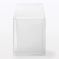 Polypropylene Storage Case Drawer Slim Deep with Partition (W14 x D37 x H17.5 cm)