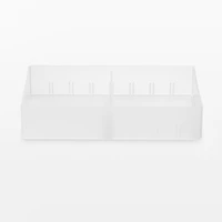 Polypropylene Desk Organizer 4 (W13.4 x D20 x H4 cm)