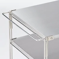 SUS Shelving Unit - Stainless Steel Wagon Set